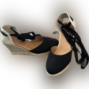 Crew Factory J Crew Black Wedges Crew Factory Shoes Jcrew Factory